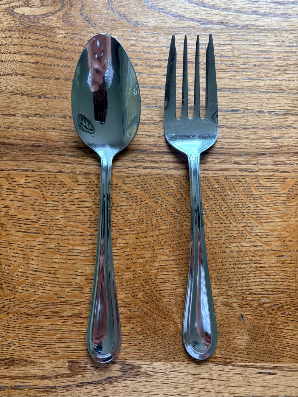 Towle Stratford Stainless Steel Serving Spoon & Meat Fork